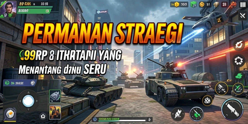 Tampilan gameplay menarik dari 99RP yang penuh strategi.
