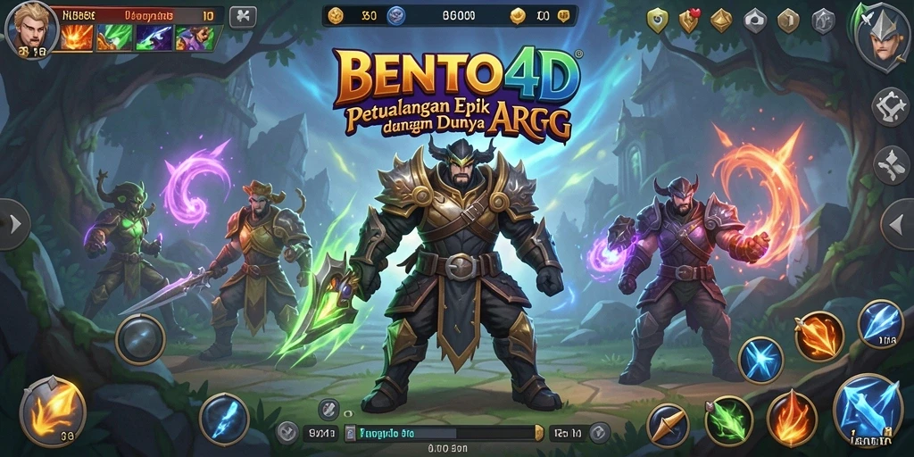 Tangkapan layar gameplay BENTO4D yang penuh aksi dan tantangan.