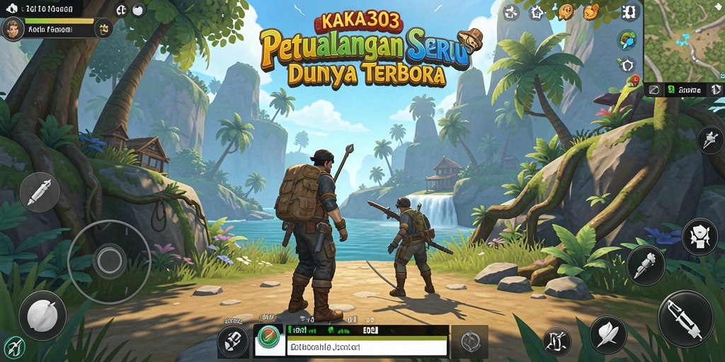Tampilan gameplay seru KAKA303 dalam dunia terbuka.