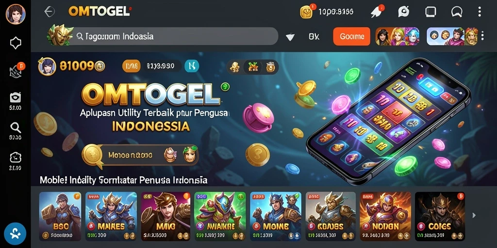 Tampilan antarmuka aplikas OMTOGEL yang sederhana dan intuitif.