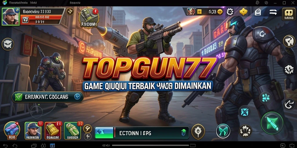 Tampilan gameplay QiuQiu yang menarik di TOPGUN77.