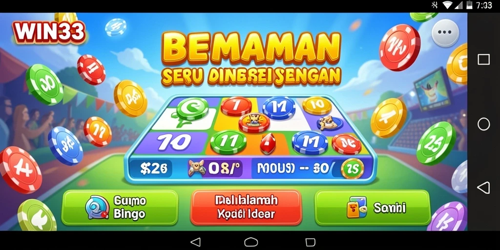Gameplay seru WIN33 yang menawarkan pengalaman Bingo menarik.